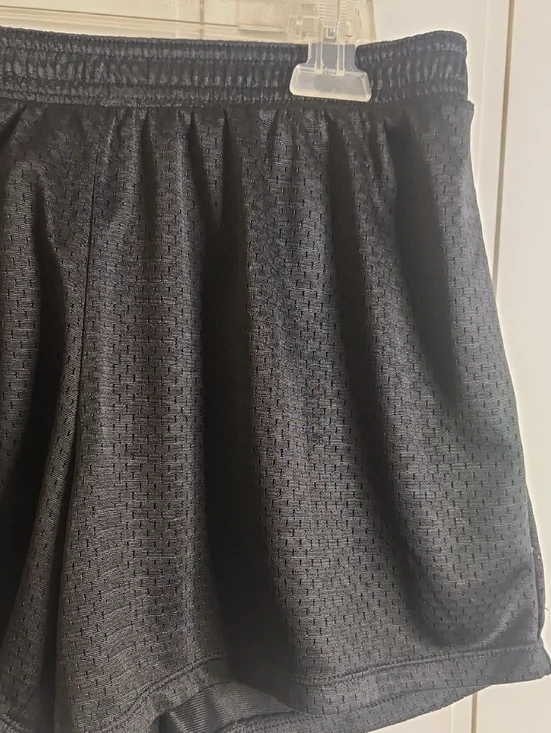 Vintage Champion Black Women's Athletic Mesh Shorts - Picture 3 of 10